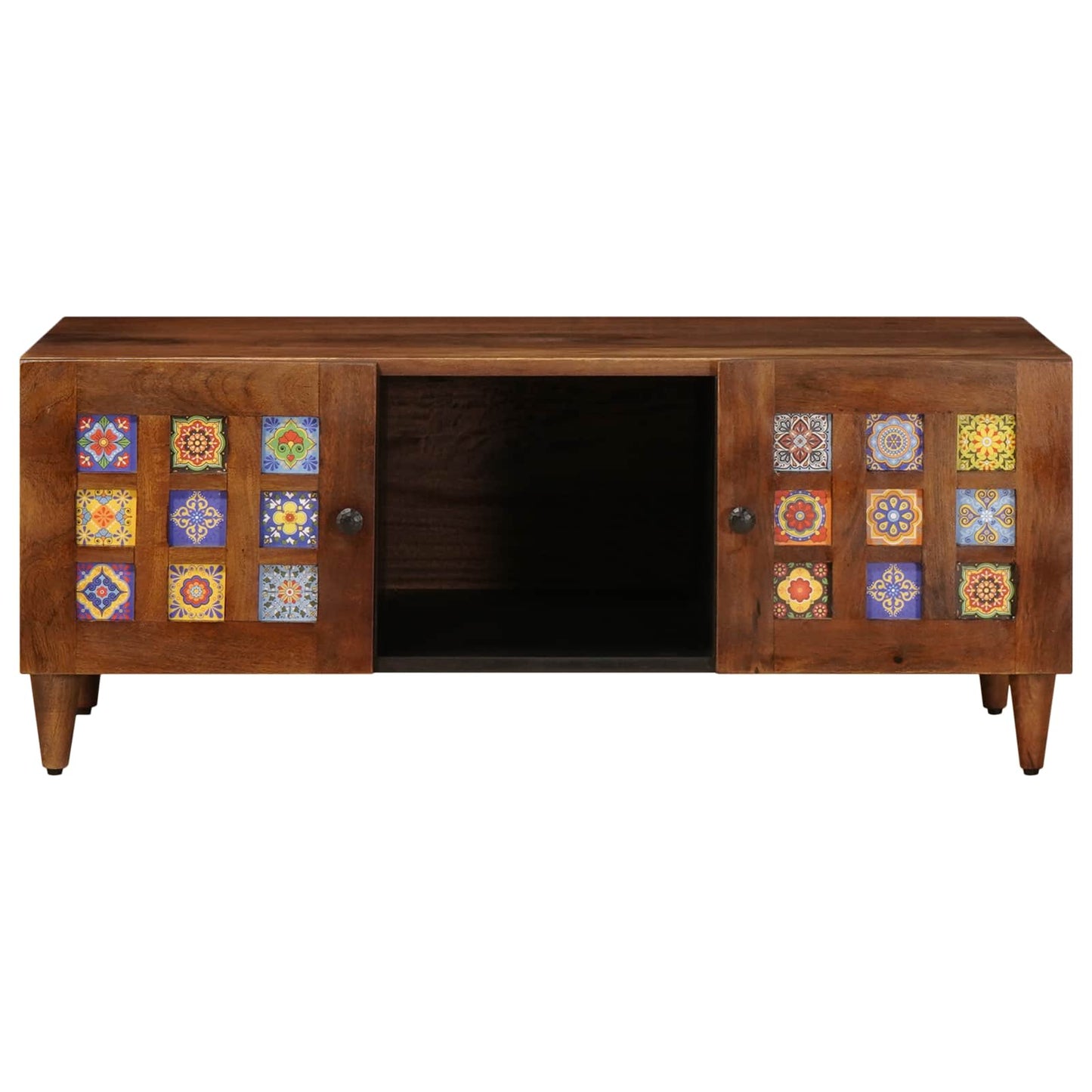 Coffee Table Brown 100 x 54 x 40 cm Solid Mango Wood