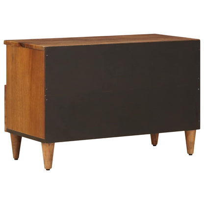 Coffee Table with Drawer Brown 80 x 54 x 40 cm Solid Mango Wood