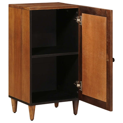 Sideboard with Storage Walnut 40 x 33 x 75 cm Solid Mango Wood