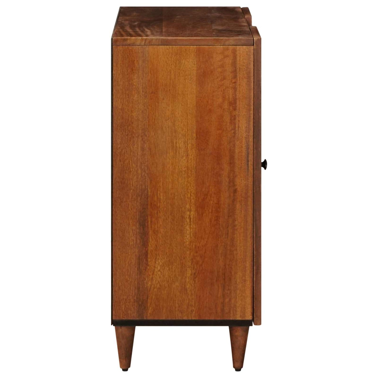 Sideboard with Shelf Walnut 90 x 33.5 x 75 cm Solid Mango Wood