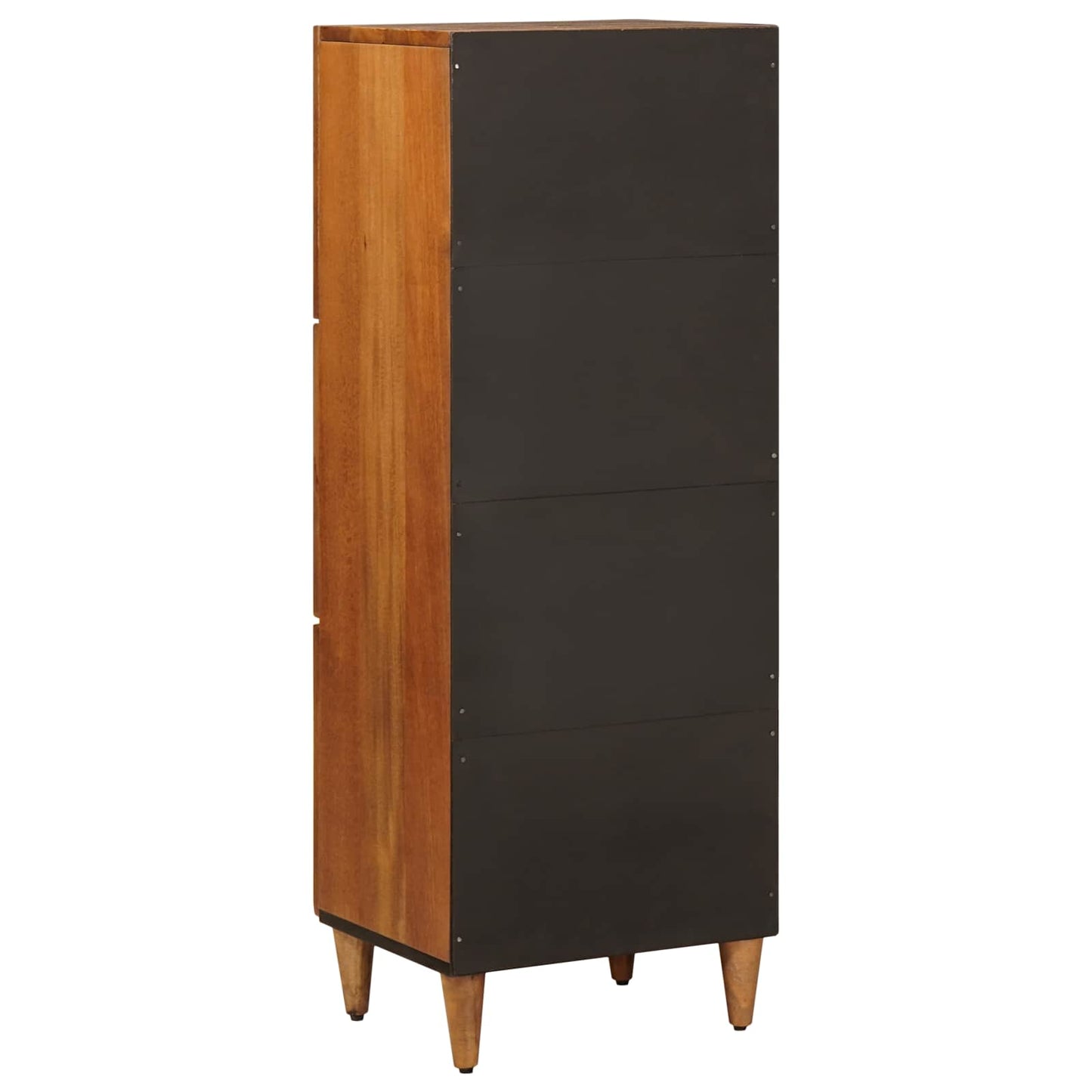 Highboard with Storage Walnut 40 x 33 x 110 cm Solid Mango Wood