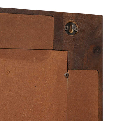 Bathroom Mirror Walnut 50 x 70 x 2.5 cm Solid Mango Wood