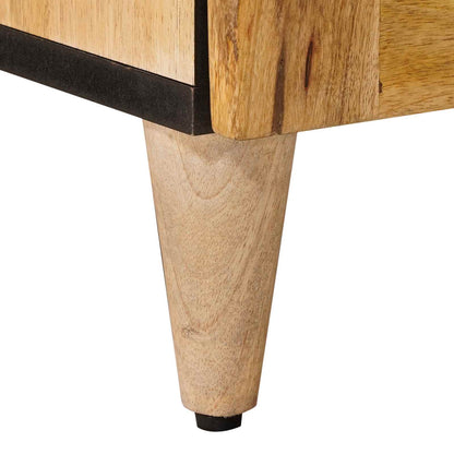 Bedside Cabinet Natural 40 x 33.5 x 46 cm Solid Mango Wood
