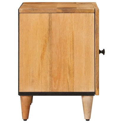 Bedside Cabinet Natural 40 x 33.5 x 46 cm Solid Mango Wood