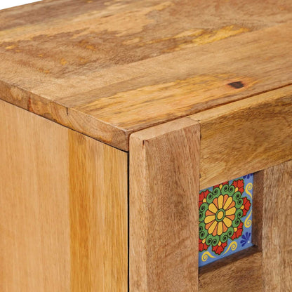 Sideboard Natural 60 x 33 x 75 cm Solid Mango Wood