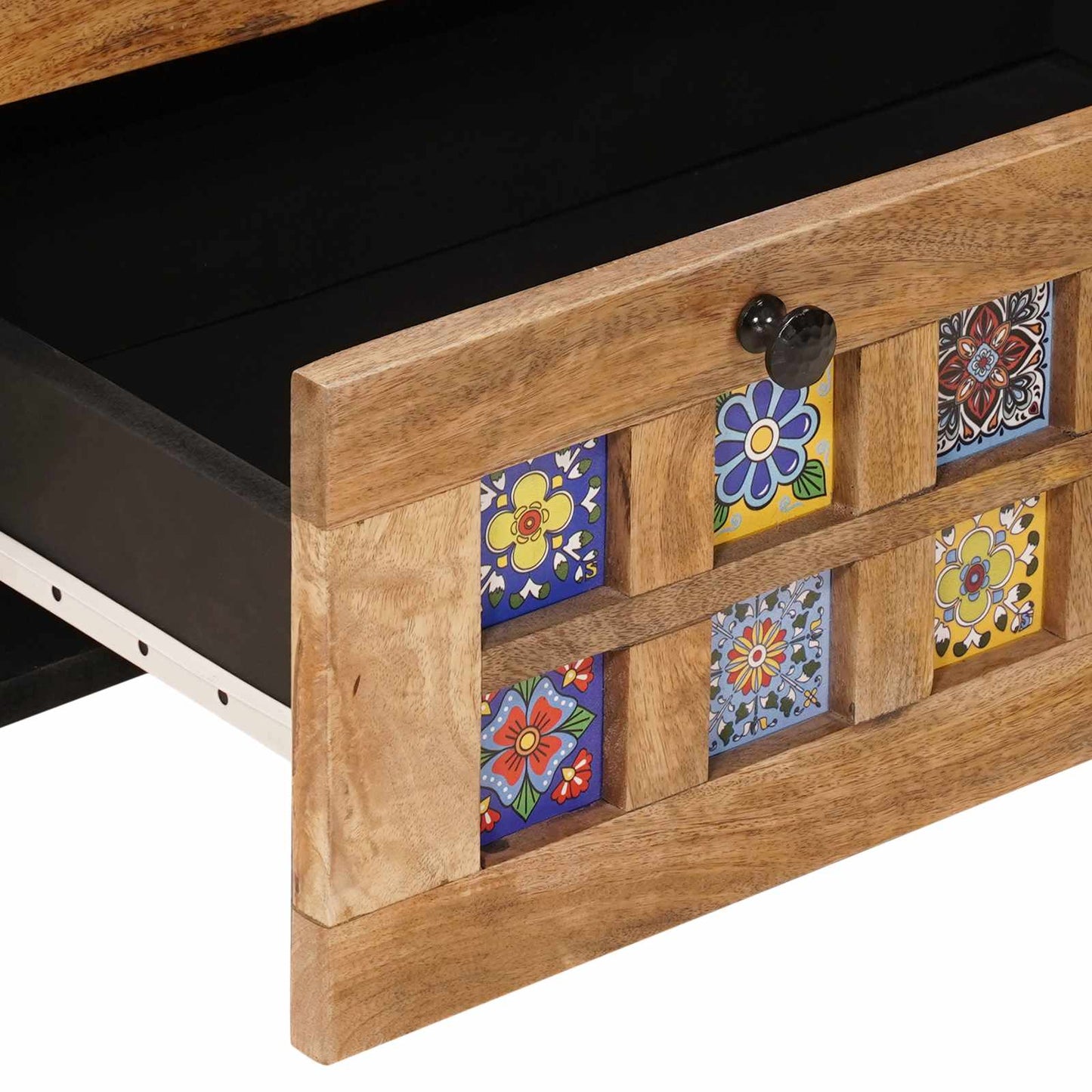 Sideboard Natural 60 x 33 x 75 cm Solid Mango Wood