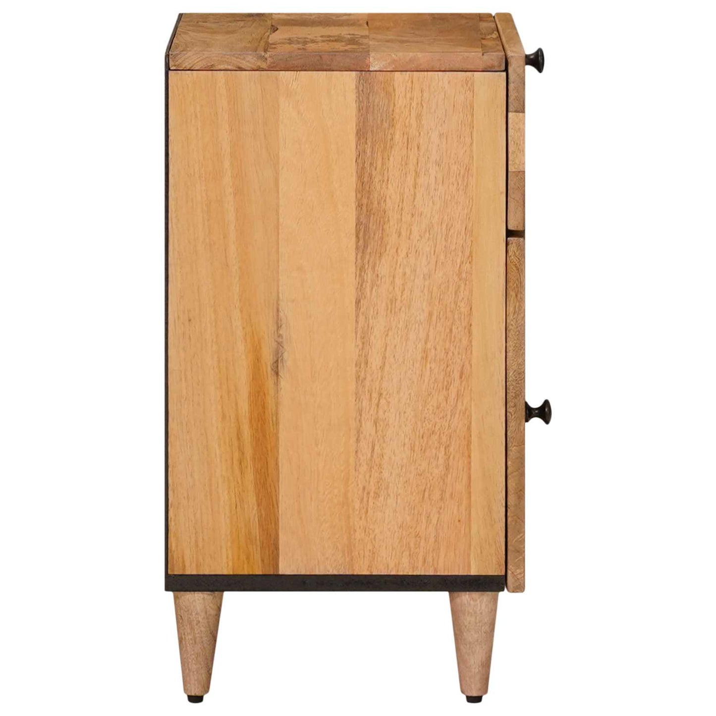 Bedside Cabinet Natural 50 x 33 x 60 cm Solid Mango Wood