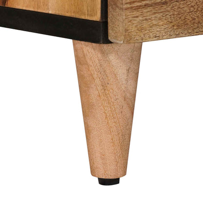 Bedside Cabinet Natural 50 x 33 x 62 cm Solid Mango Wood