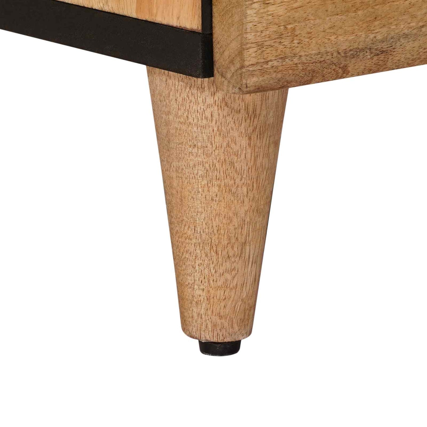 Bedside Cabinet Natural 50 x 33 x 60 cm Solid Mango Wood