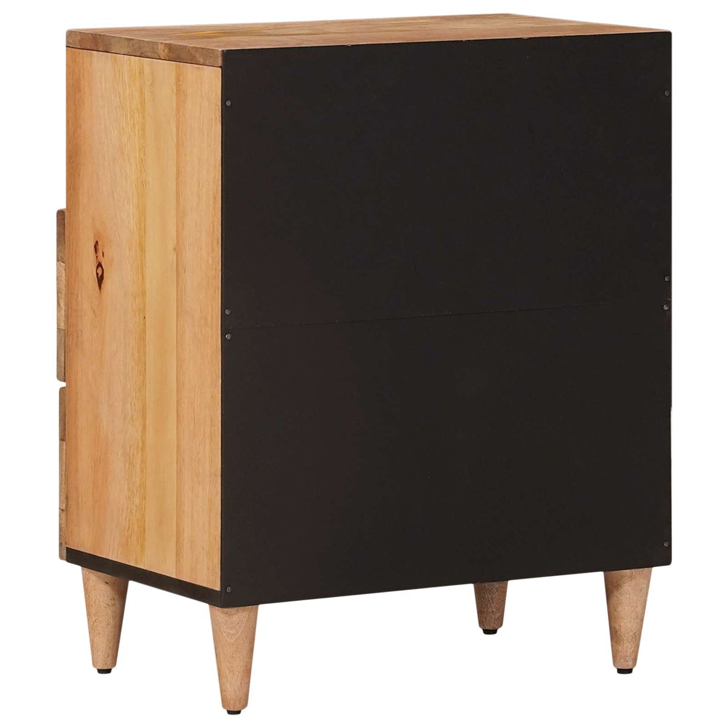 Bedside Cabinet Natural 50 x 33 x 60 cm Solid Mango Wood