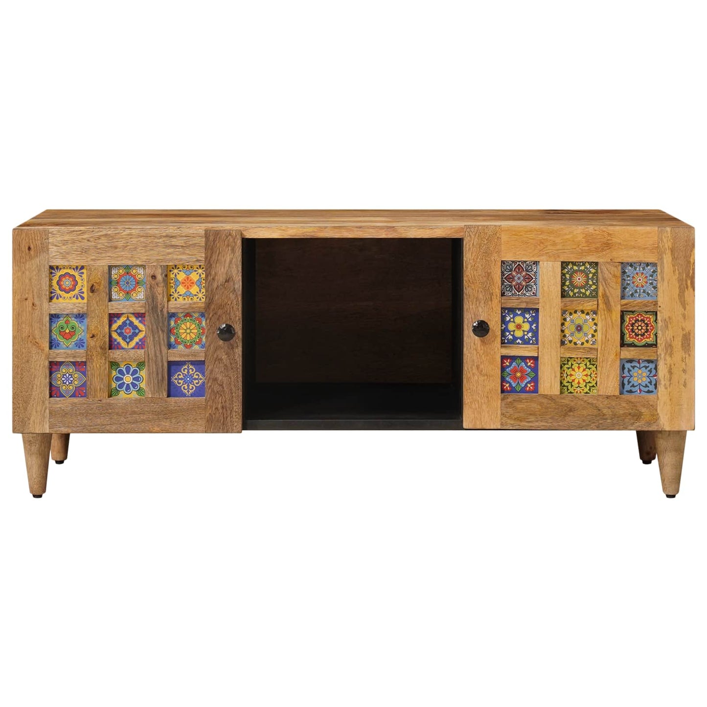 Coffee Table Natural 100 x 54 x 40 cm Solid Mango Wood