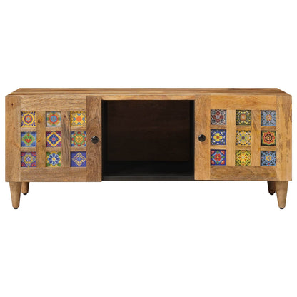 Coffee Table Natural 100 x 54 x 40 cm Solid Mango Wood