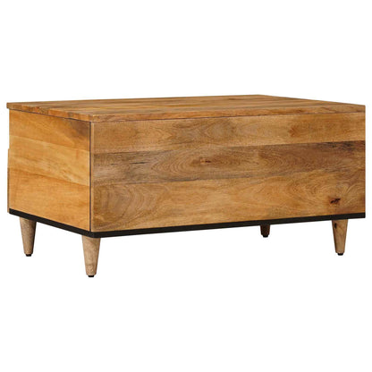 Coffee Table Natural 80 x 54 x 40 cm Solid Mango Wood