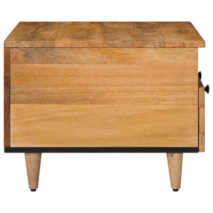 Coffee Table Natural 80 x 54 x 40 cm Solid Mango Wood