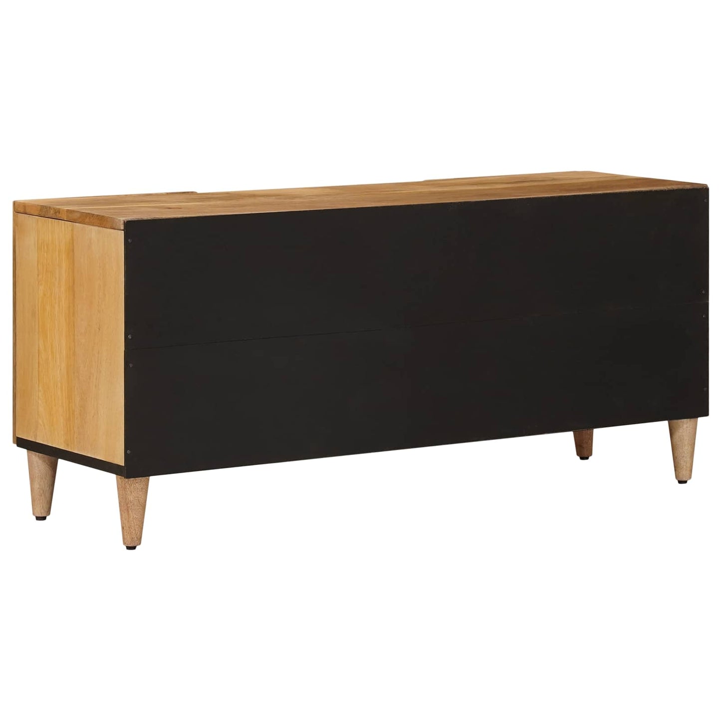 TV Cabinet Natural 105 x 33.5 x 46 cm Solid Mango Wood