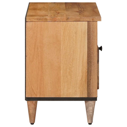 TV Cabinet Natural 80 x 33.5 x 46 cm Solid Mango Wood