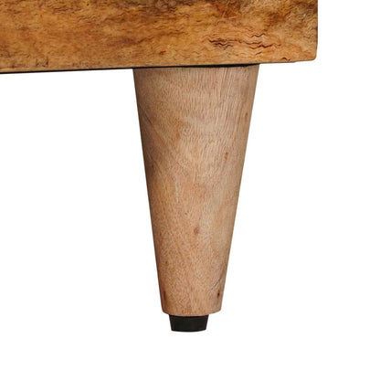 TV Cabinet Natural 100 x 33.5 x 46 cm Solid Mango Wood