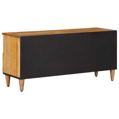 TV Cabinet with Shelf Natural 100 x 33 x 46 cm Solid Mango Wood