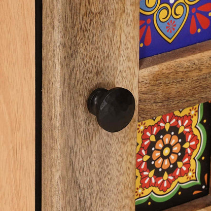 Bathroom Hanging Cabinet with Storage Natural 38 x 33 x 48 cm