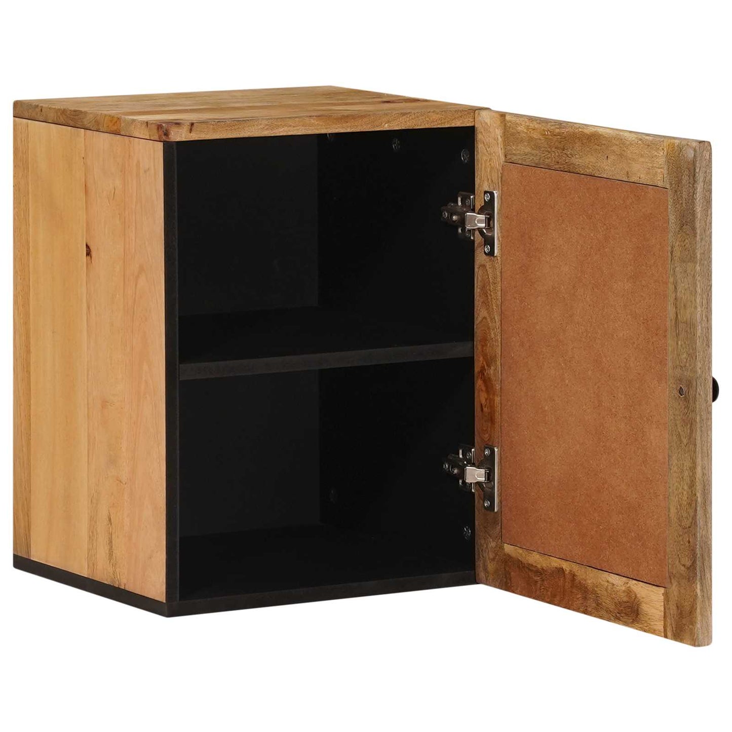 Bathroom Hanging Cabinet with Storage Natural 38 x 33 x 48 cm