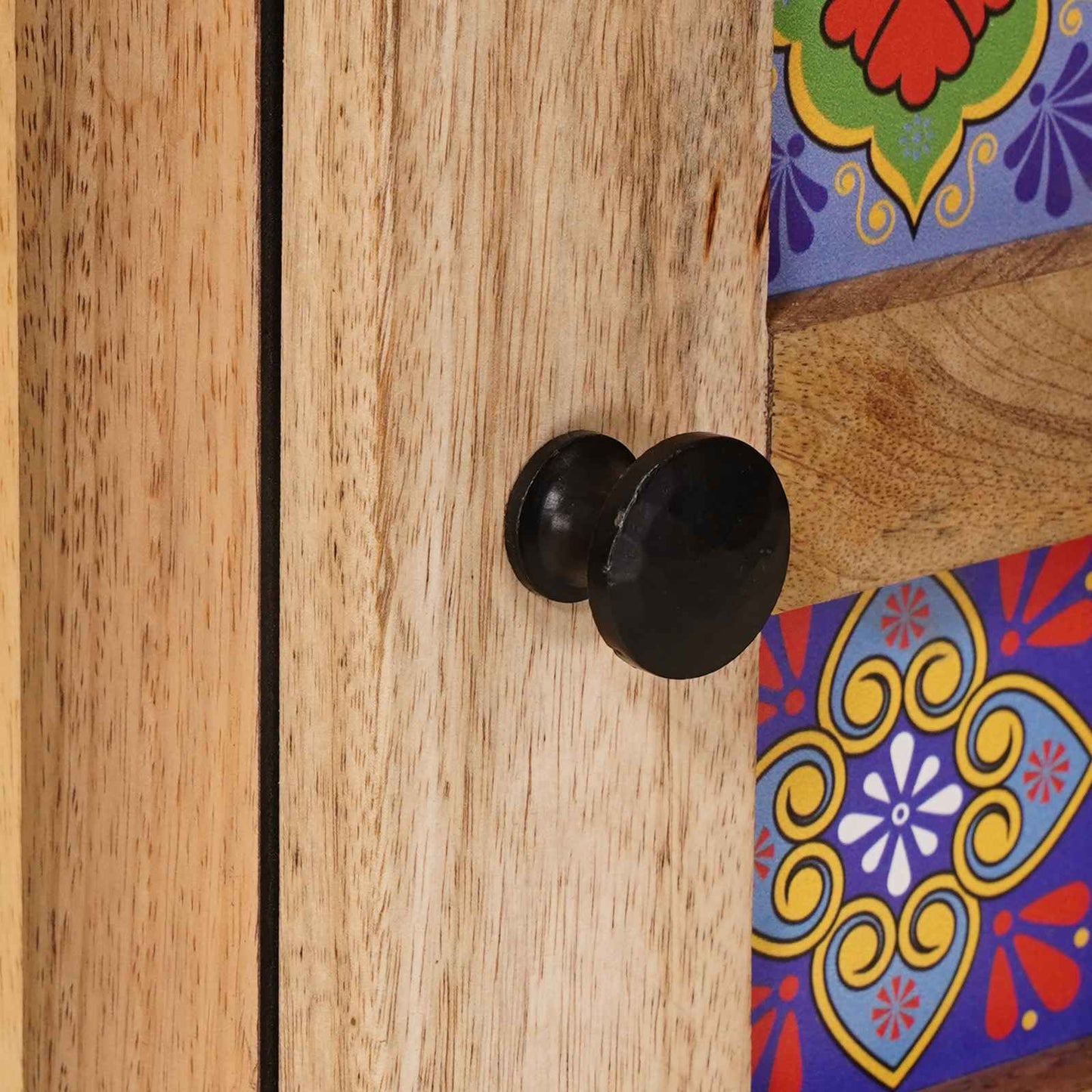 Bathroom Cabinet Natural 38 x 33.5 x 58 cm Solid Mango Wood