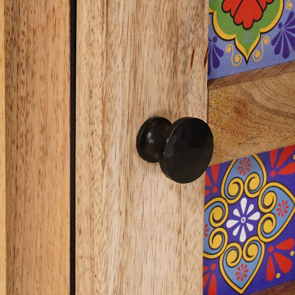 Bathroom Cabinet Natural 38 x 33.5 x 58 cm Solid Mango Wood