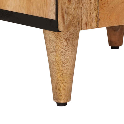 Bathroom Cabinet Natural 38 x 33 x 160 cm Solid Mango Wood