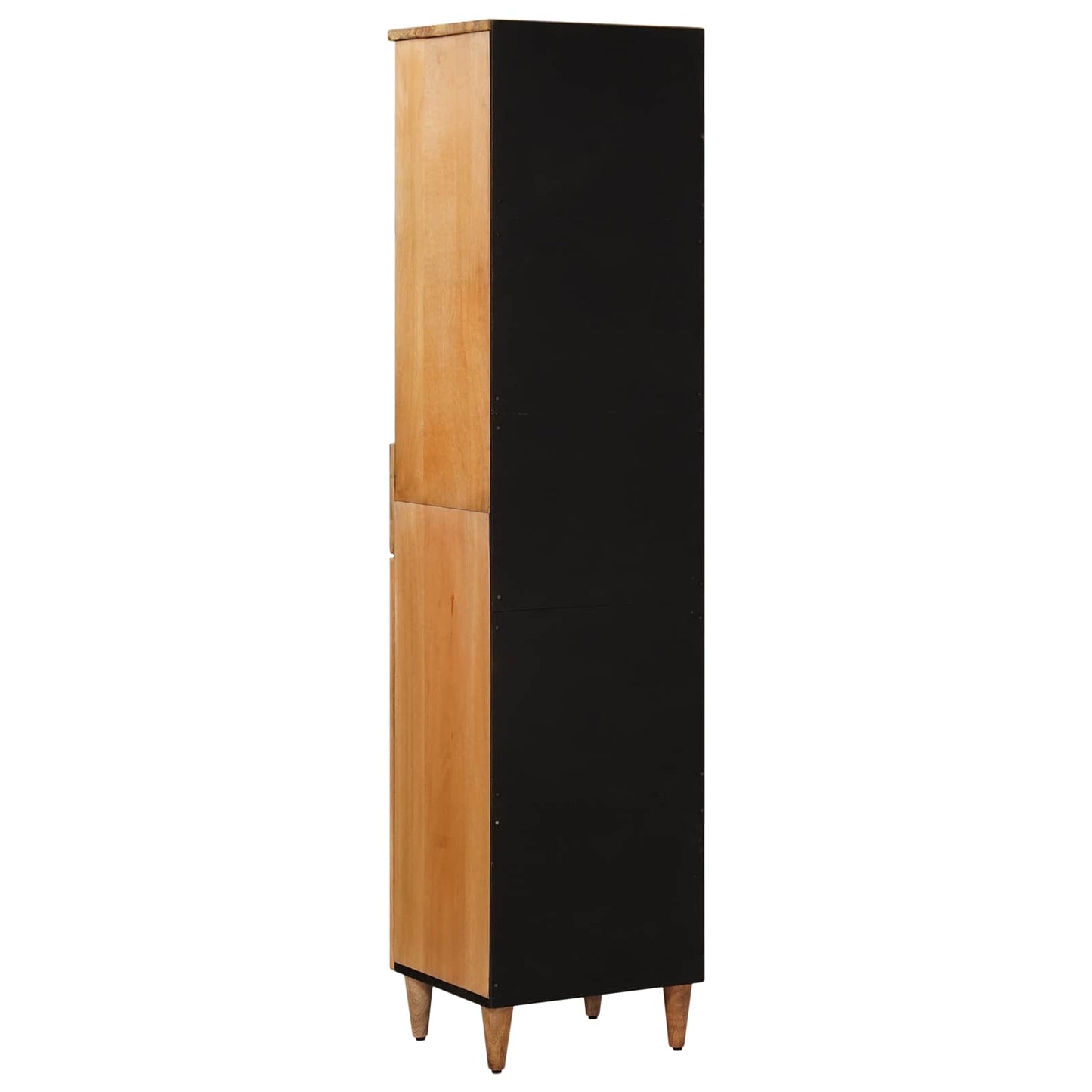Bathroom Cabinet Natural 38 x 33 x 160 cm Solid Mango Wood