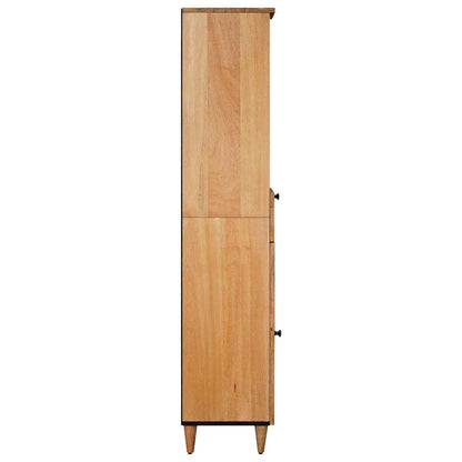 Bathroom Cabinet Natural 38 x 33 x 160 cm Solid Mango Wood