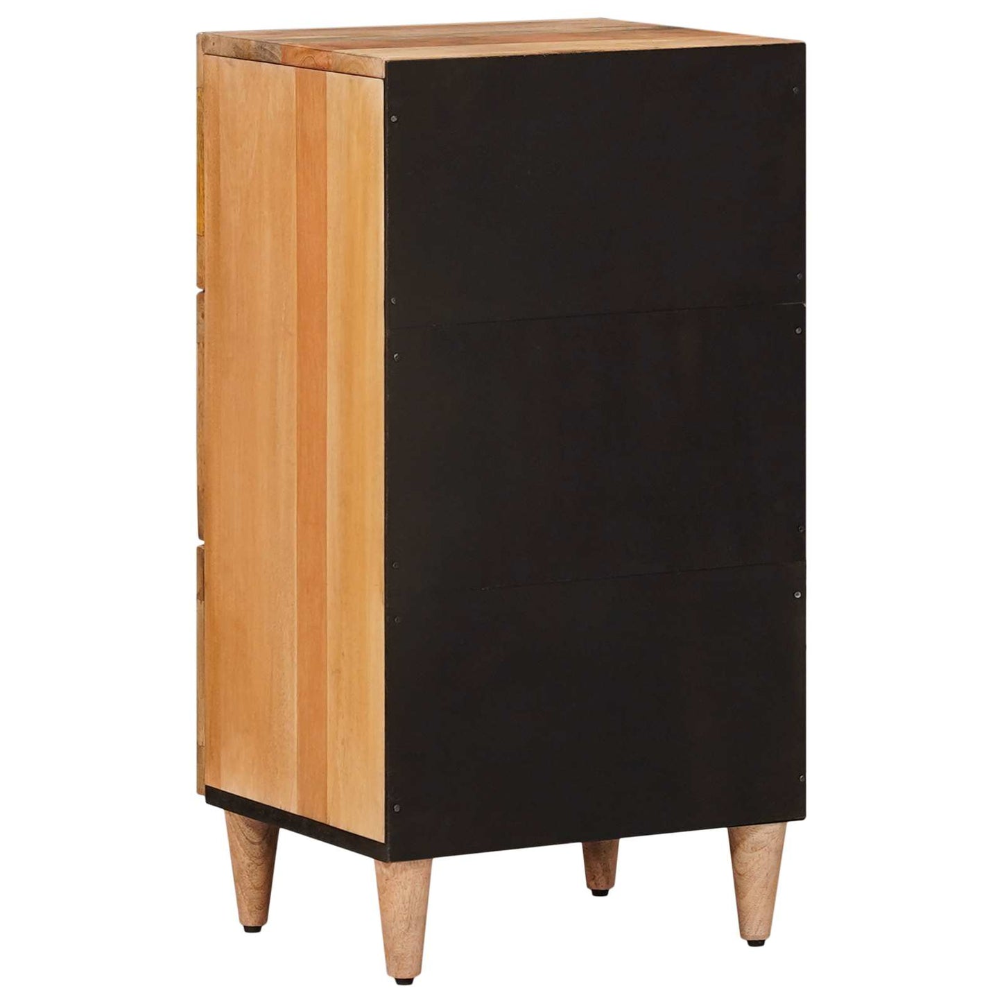 Sideboard with Drawer Natural 40 x 33 x 75 cm Solid Mango Wood