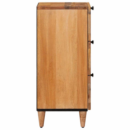 Sideboard with Drawer Natural 40 x 33 x 75 cm Solid Mango Wood
