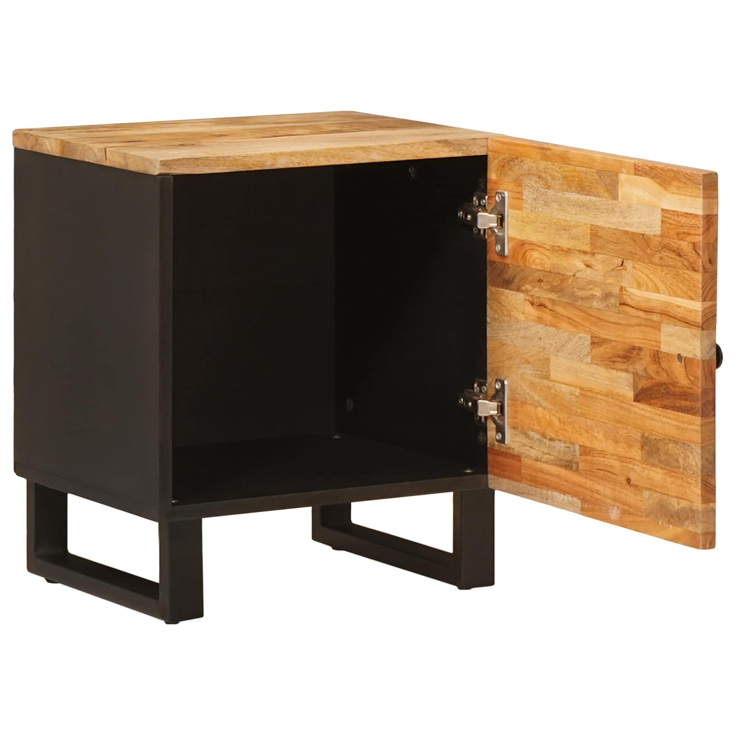 Bedside Cabinet Brown 40 x 33 x 46 cm Solid Mango Wood
