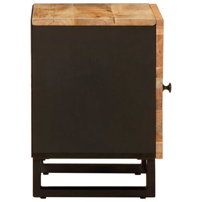 Bedside Cabinet Brown 40 x 33 x 46 cm Solid Mango Wood