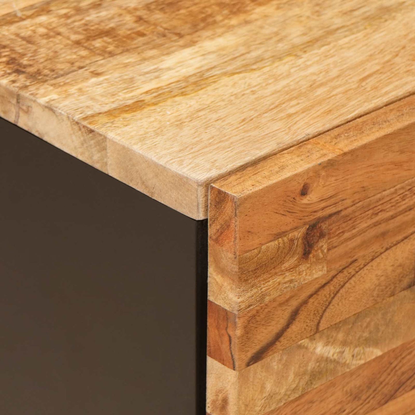 Bedside Cabinet Brown 40 x 33 x 46 cm Solid Mango Wood
