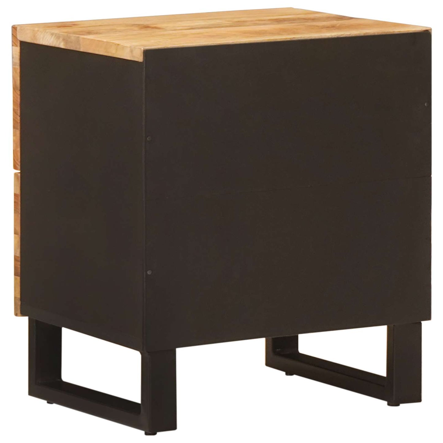 Bedside Cabinet 2 pcs Brown 40 x 33 x 46 cm Solid Mango Wood