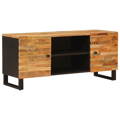 TV Cabinet with Storage Brown 105 x 33 x 46 cm Solid Mango Wood
