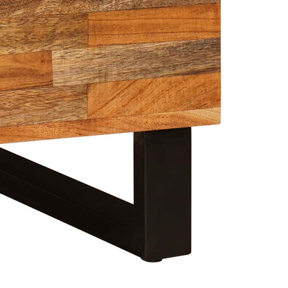 Coffee Table Brown 80 x 50 x 40 cm Solid Mango Wood