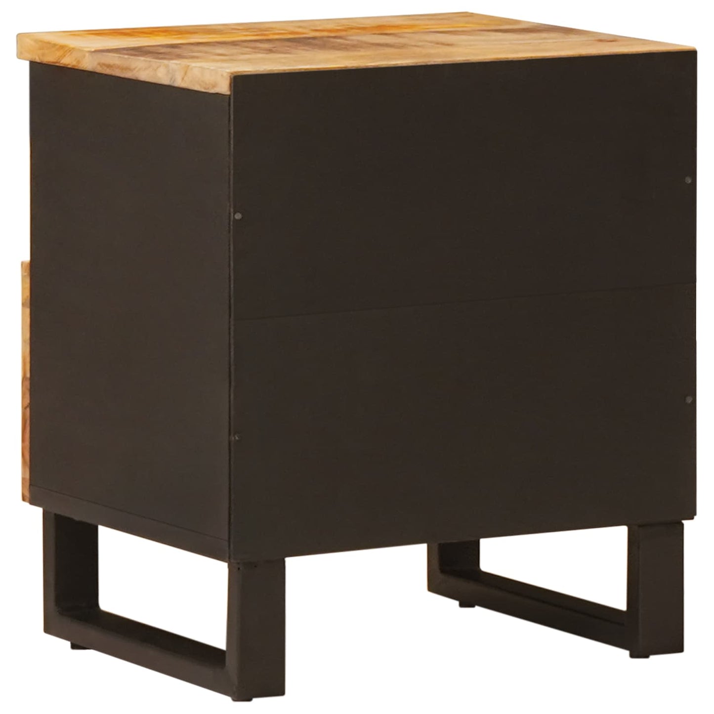 Bed cabinet with Drawer Brown 40 x 33 x 46 cm Solid Mango Wood