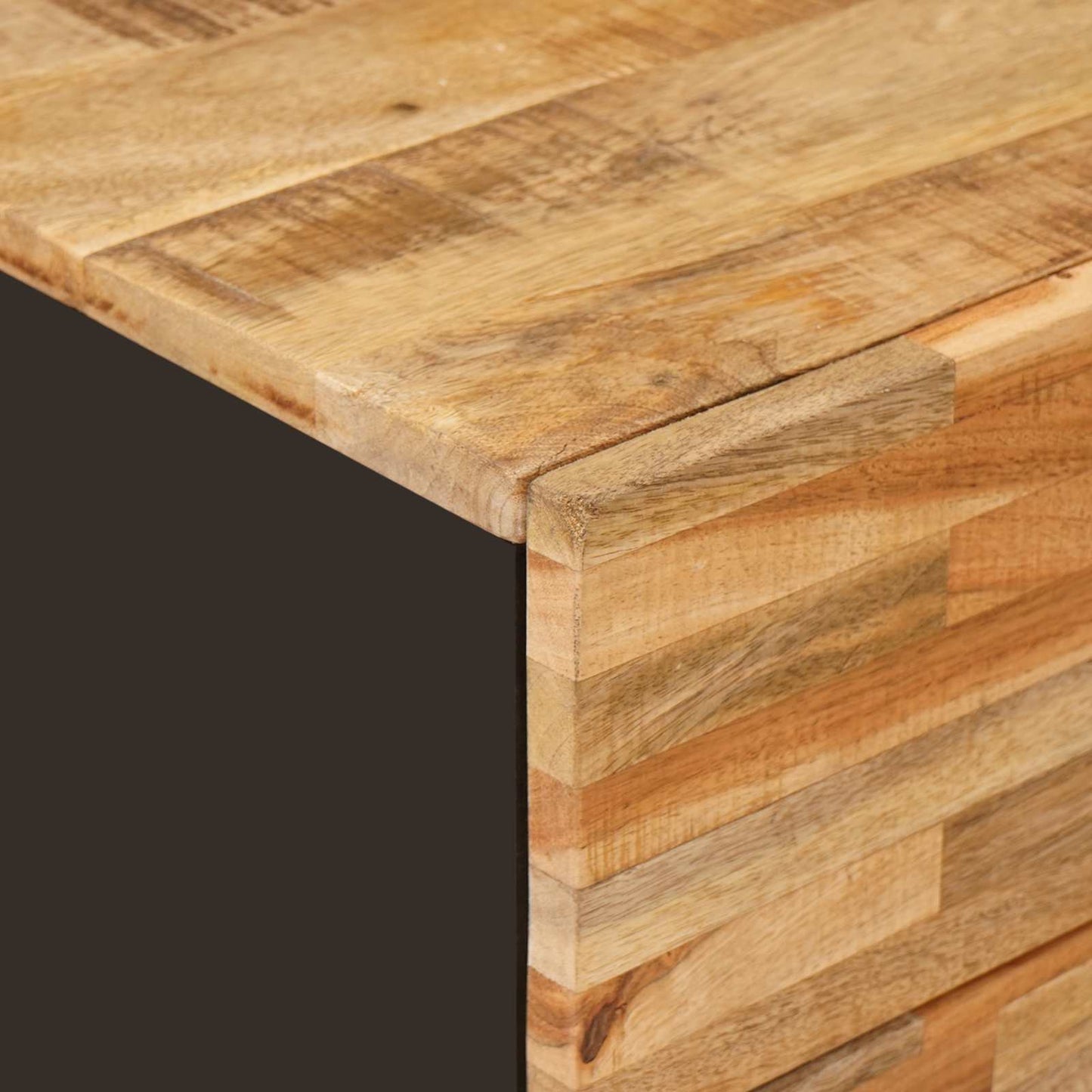 Bed cabinet with Drawer Brown 50 x 33 x 60 cm Solid Mango Wood