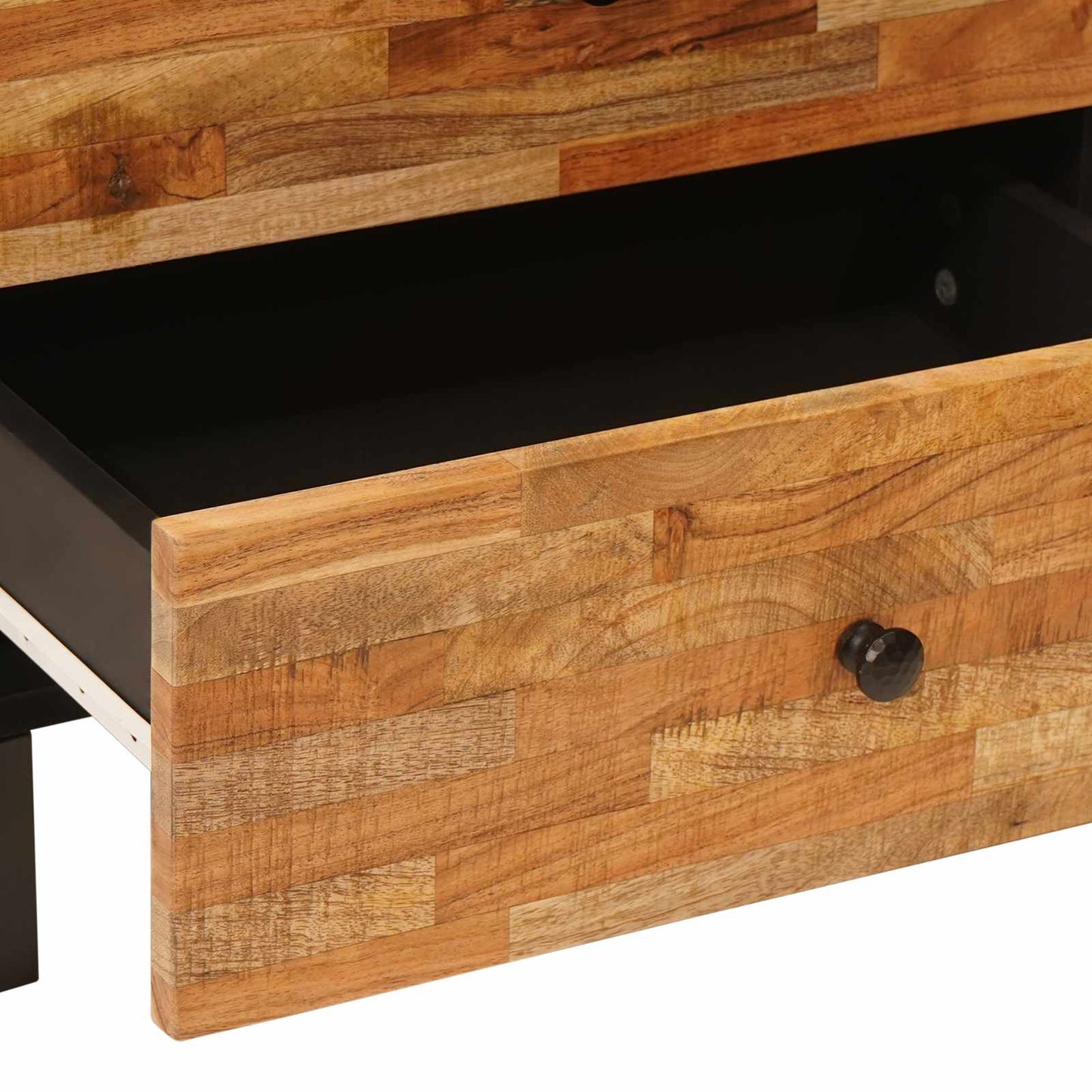 Bed cabinet with Drawer Brown 50 x 33 x 62 cm Solid Mango Wood