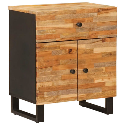 Bed cabinet with Drawer Brown 50 x 33 x 60 cm Solid Mango Wood