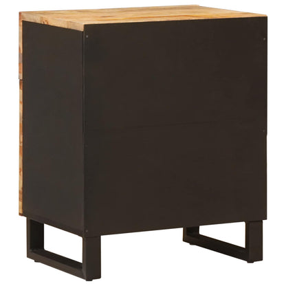 Bed cabinet with Drawer Brown 50 x 33 x 60 cm Solid Mango Wood