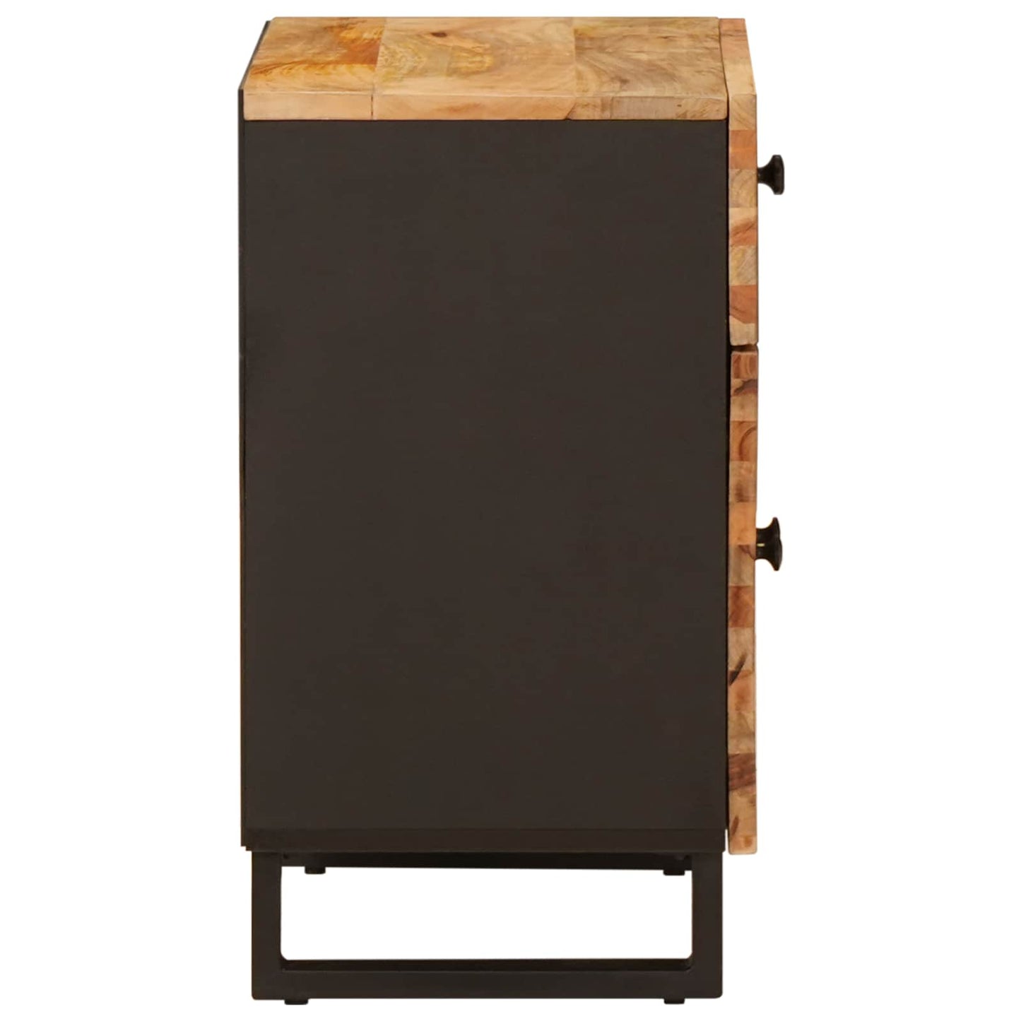 Bed cabinet with Drawer Brown 50 x 33 x 60 cm Solid Mango Wood