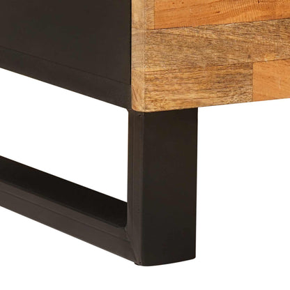 TV Cabinet with Shelf Brown 105 x 33 x 46 cm Solid Mango Wood