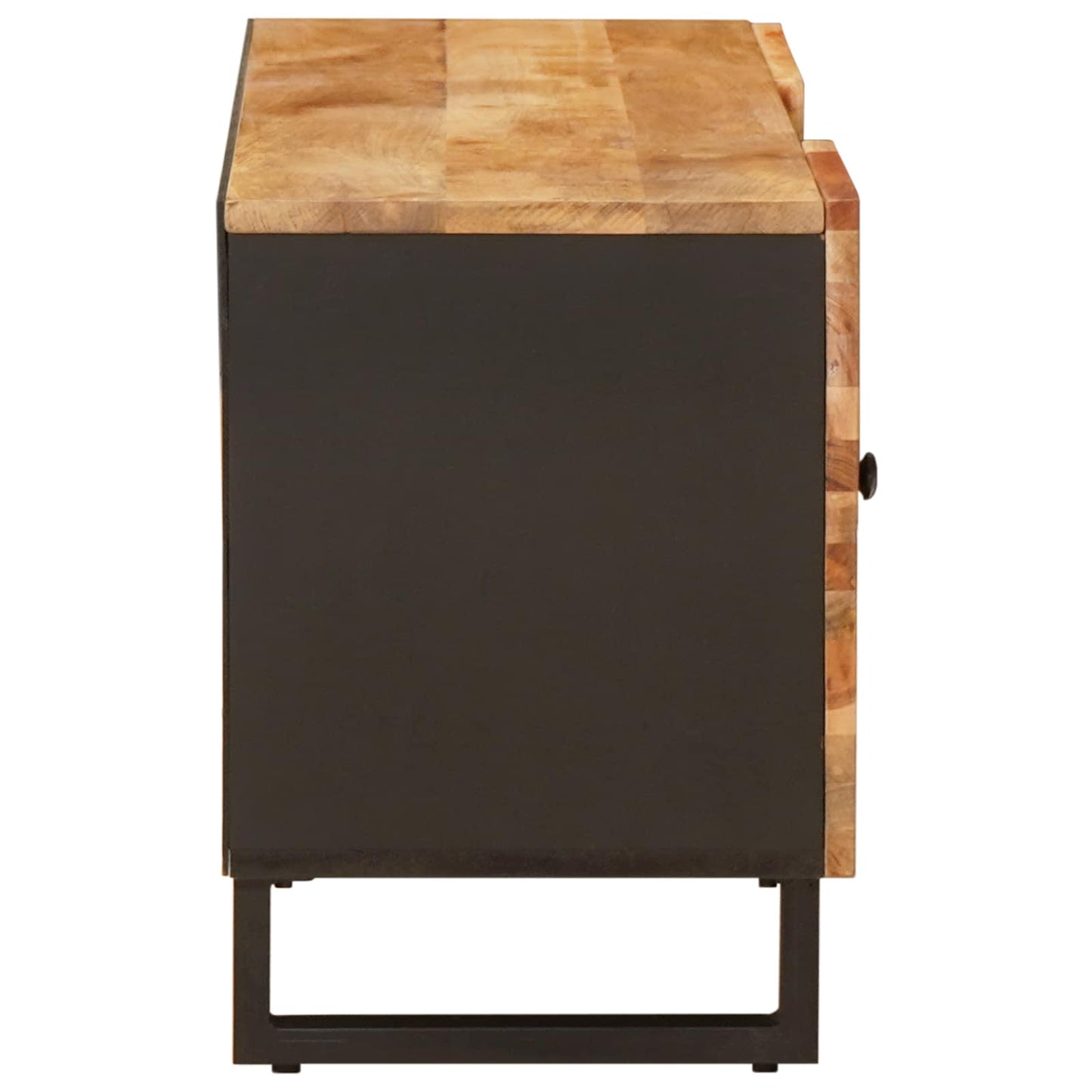 TV Cabinet with Shelf Brown 105 x 33 x 46 cm Solid Mango Wood
