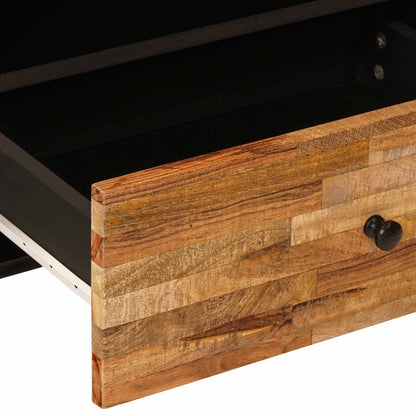 TV Cabinet with Drawer Brown 80 x 33 x 46 cm Solid Mango Wood