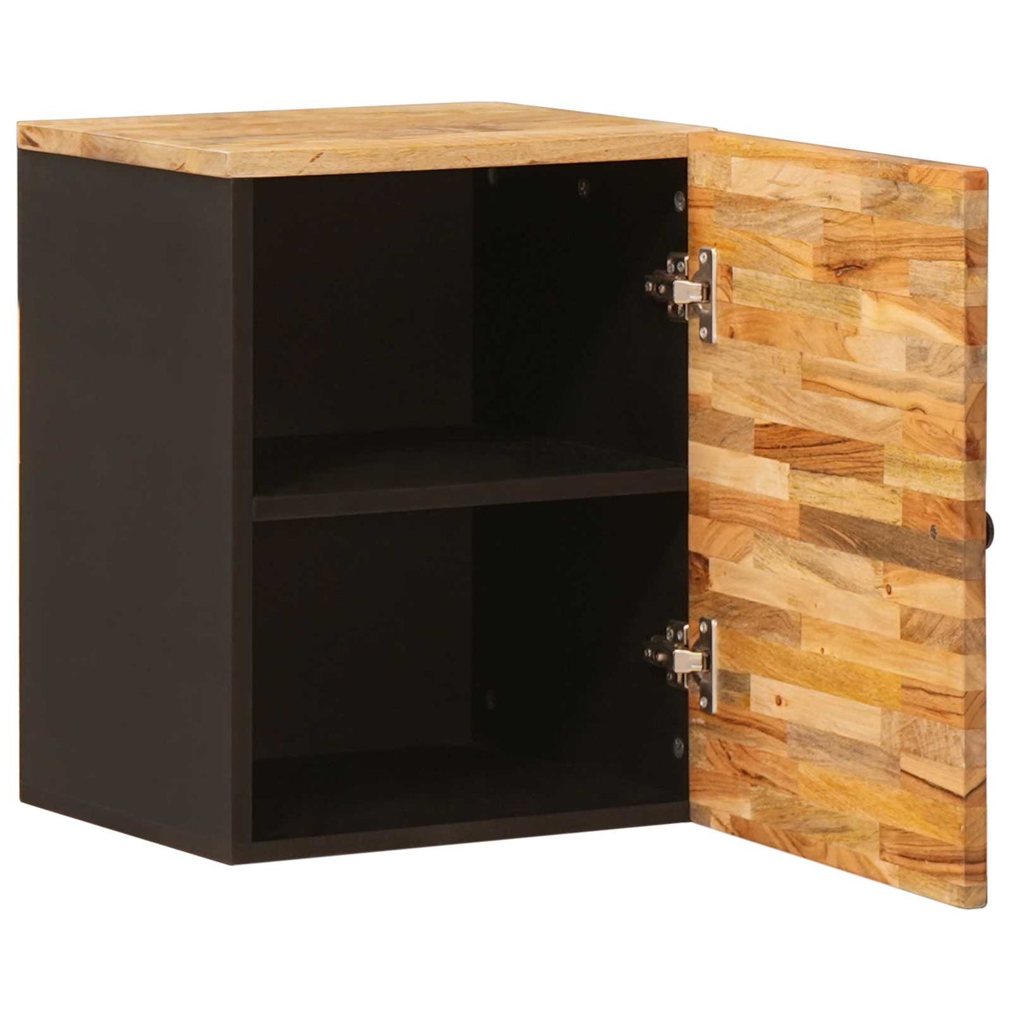 Bathroom Hanging Cabinet with Storage Natural 38 x 33 x 48 cm