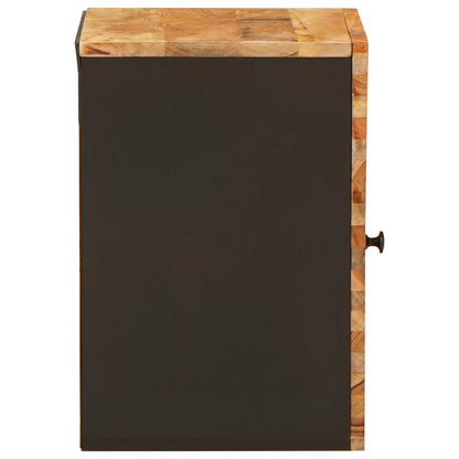 Bathroom Hanging Cabinet with Storage Natural 38 x 33 x 48 cm