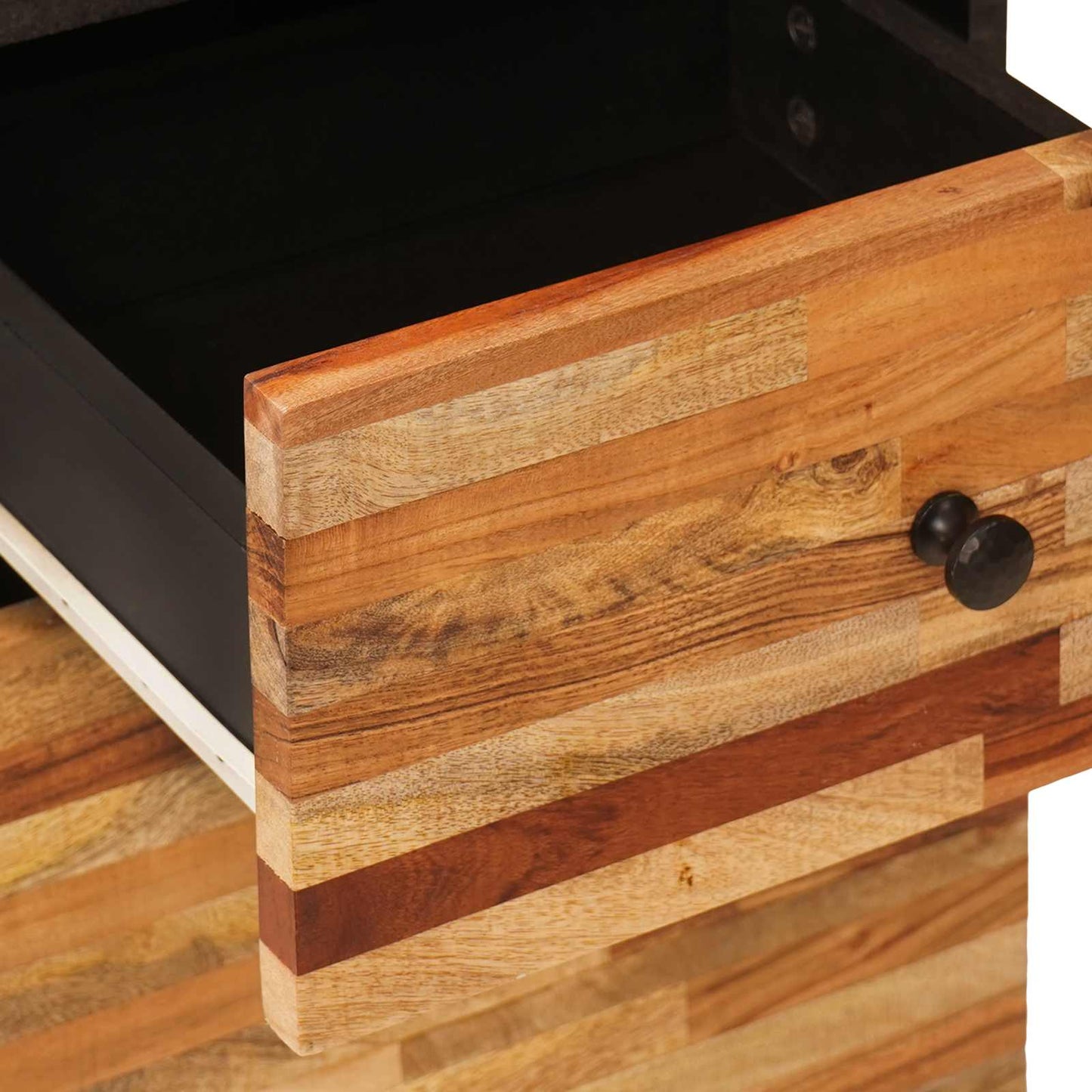 Bathroom Cabinet Artisan Oak 38 x 33 x 160 cm Solid Mango Wood