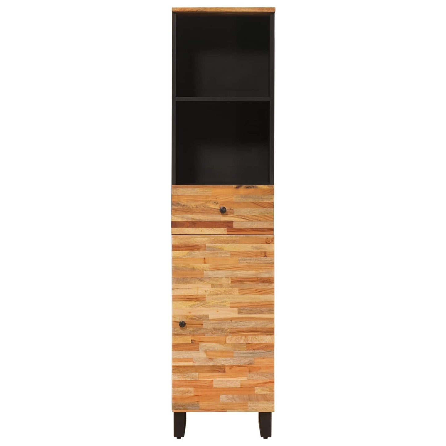 Bathroom Cabinet Artisan Oak 38 x 33 x 160 cm Solid Mango Wood